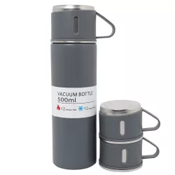 Su bardağı ipli çantada 500ML + 2 qapaq Su bardağı ipli çantada 500ML + 2 qapaq