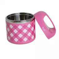 Yemək saxlama qabı i-4805 1 mərtəbə çəhrayı