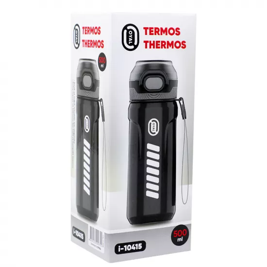 Su bardağı qara 500ml  i-10415