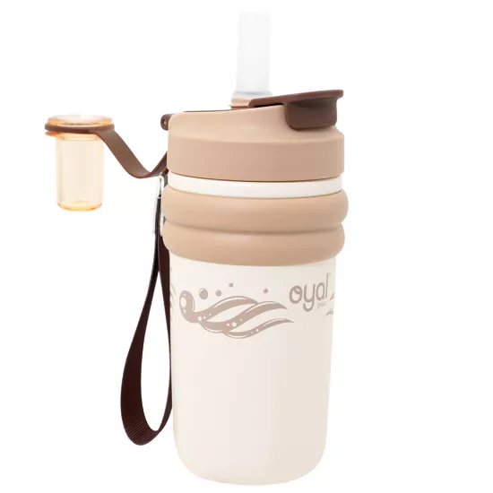 Su bardağı çəhrayı-sarımtıl 700ml i-10435