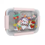 Yemək saxlama qabı i-10490 700ml çəhrayı