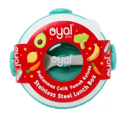 Yemək saxlama qabı i-10500 370+570ml çəhrayı