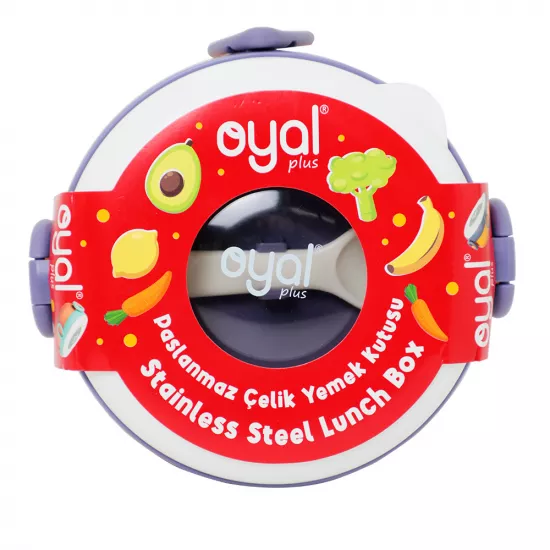 Yemək saxlama qabı i-10500 370+570ml sarı