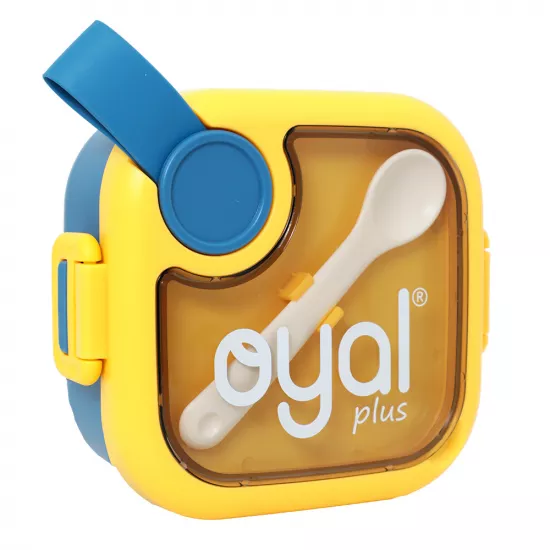 Yemək saxlama qabı i-10505 480+750ml mavi