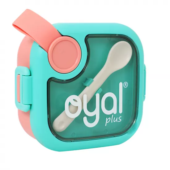 Yemək saxlama qabı i-10505 480+750ml çəhrayı