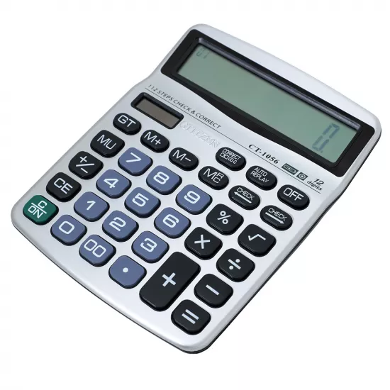 Kalkulyator CT-1056 boz 12 rəqəmli