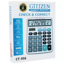 Kalkulyator CT-956 boz 12 rəqəmli