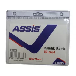 Yaxa kartı A-3735 şəffaf boz (105mm*74mm)