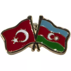 Yaxa nişanı bayraq 2-li Azəri-Türk