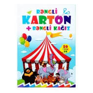 Rəngli karton A3 10 rəng