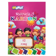 Rəngli karton 12 rəng