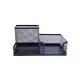 Qeyd kağızı qabı+qələm 9058 qara dəmir3 bölmə