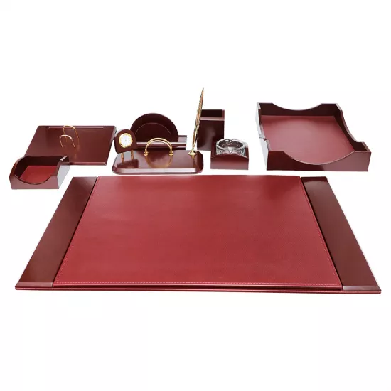 Masaüstü dəst 30045 9 parça bordo