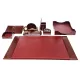 Masaüstü dəst 30045 9 parça bordo