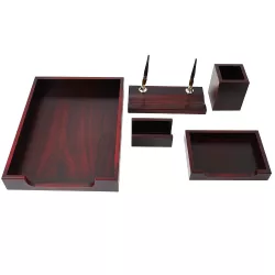 Masaüstü dəst A-8005 5 parça bordo