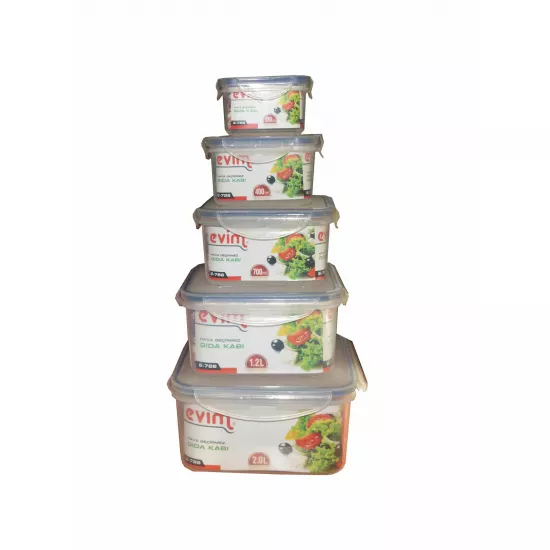 Yemək saxlama qabı E-786 5-li