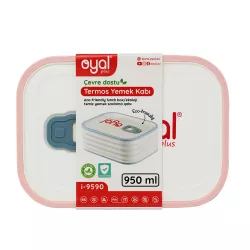 Yemək saxlama qabı i-9590 950ml çəhrayı