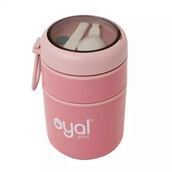 Yemək saxlama qabı i-9600 710ml çəhrayı