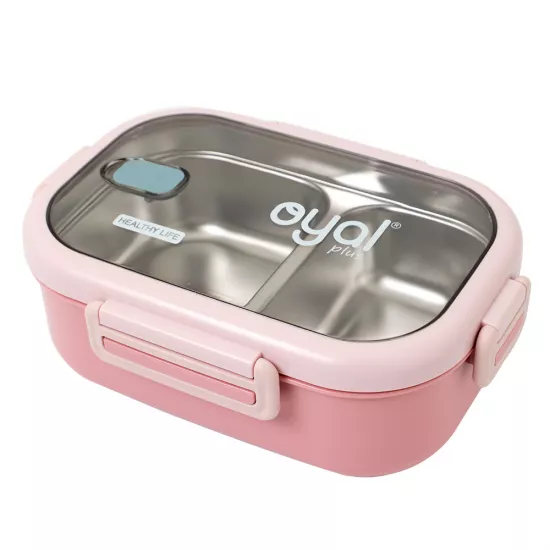 Yemək saxlama qabı i-9605 850ml çəhrayı