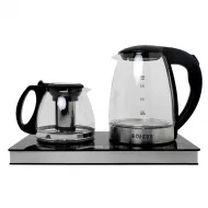 Çaynik Q-9755 elektrik 2-li 1.8L+1.0L