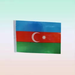 Bayraq (15*22) (14*21)-a Azərbaycan plastik dirəklə