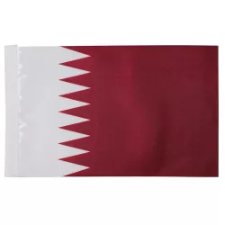 Bayraq (15*22) Qətər 2-tərəfli