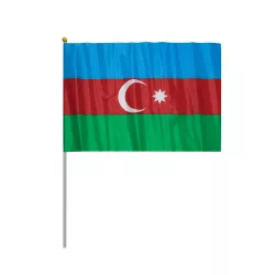 Bayraq (30*45)B Azərbaycan əl üçün (atlas)
