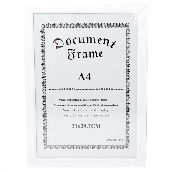 Çərçivə CLD8022-A4W 21*29.7sm (ağ)