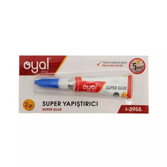 Yapışqan super 12-li i-3955 2 qr blister card