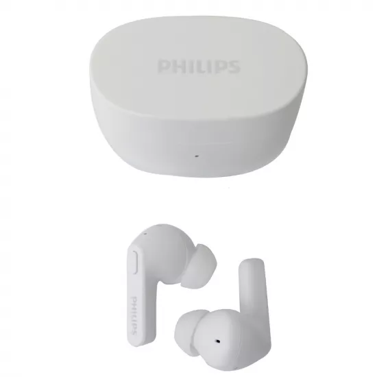 Qulaqlıq Philips (İPX4) naqilsiz 6-12 saat ağ TAT2206WT/00