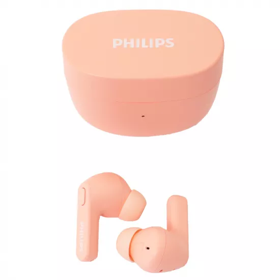 Qulaqlıq Philips (İPX4) naqilsiz 6-12 saat çəhrayı TAT2206PK/00