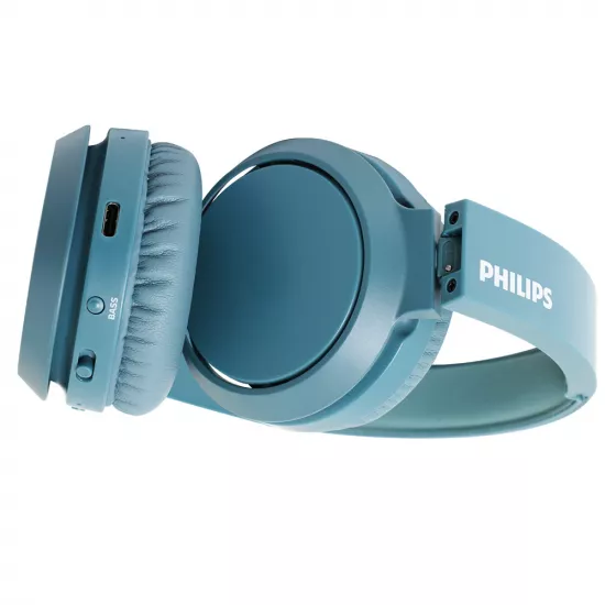 Qulaqlıq Philips naqilsiz qulaq üstü (mikrofonlu) mavi TAH4205BL/00