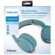 Qulaqlıq Philips naqilsiz qulaq üstü (mikrofonlu) mavi TAH4205BL/00