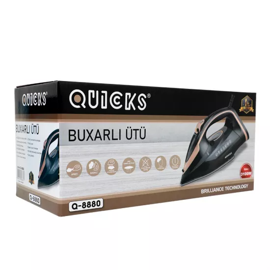 Ütü Q-8880 3100W mavi+qara