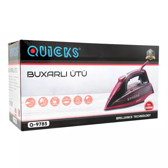Ütü Q-9785 2400W qırmızı