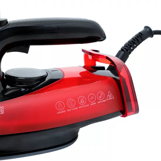 Ütü Q-10325 2400W qara+qırmızı