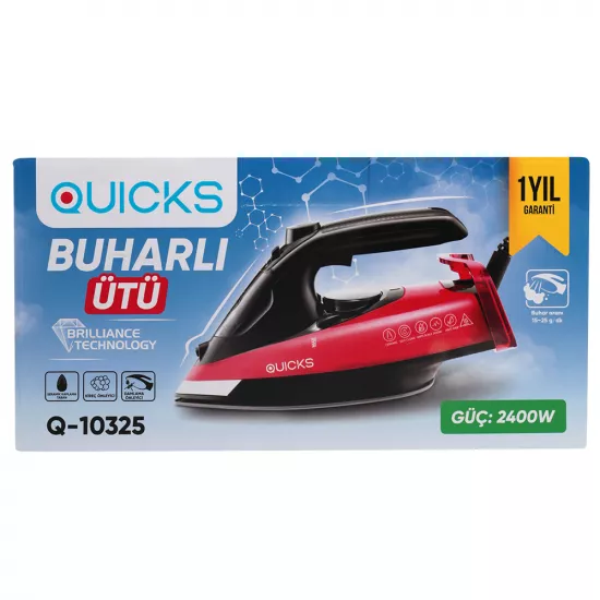 Ütü Q-10325 2400W qara+qırmızı