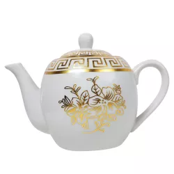 Çaynik FR-5485-9B (5485-9 )dəm 9' 6 ədədli qızılı güllü versace