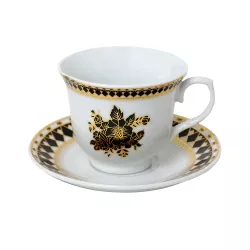 Çay dəsti FR-5505-3 220CC 6 ədədli qızılı