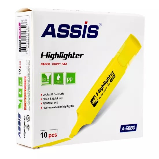 Textmarker A-5880 sarı
