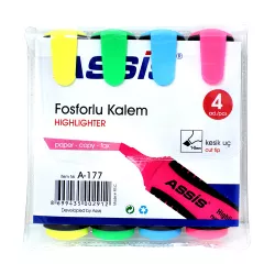 Textmarker A-177 4-lü dəst