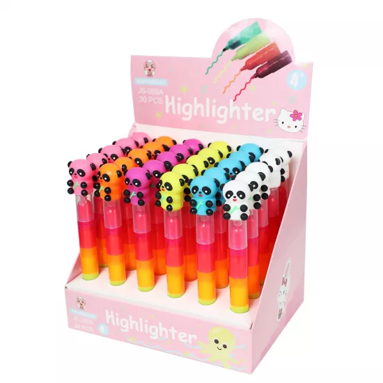 Textmarker 4-lü JS-089A-1 panda