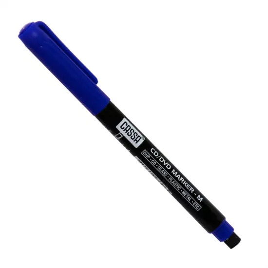 Marker CD/DVD C-8724 M mavi (pozanlı)