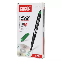 Marker CD/DVD C-8724 M yaşıl (pozanlı)