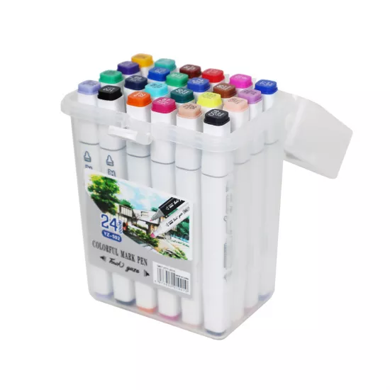 Marker YZ-502-24 2-tərəfli (24lü)
