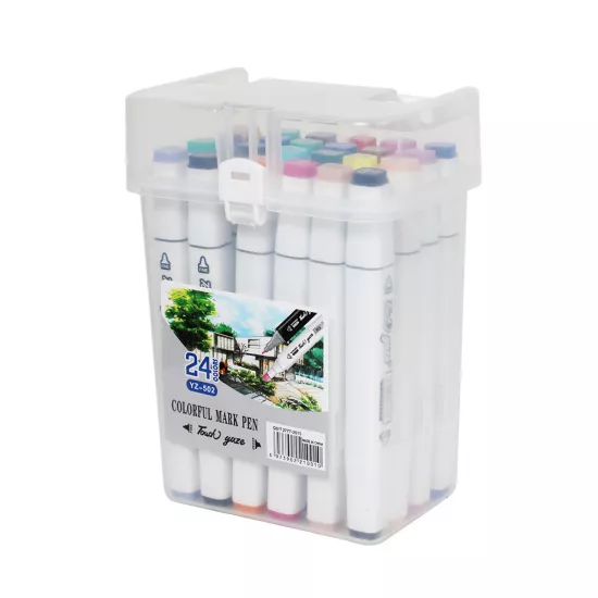 Marker YZ-502-24 2-tərəfli (24lü)