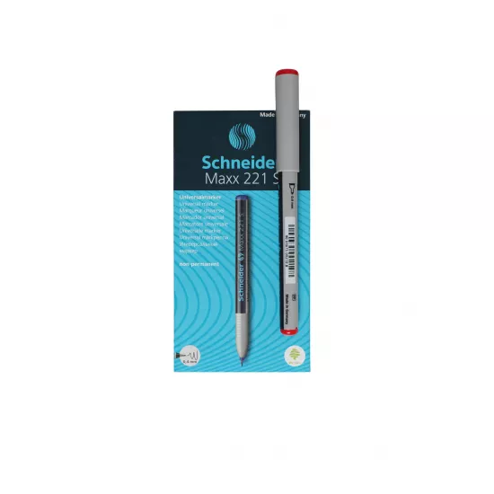 Marker Permanent 0.4mm 221 S 112502 qırmızı