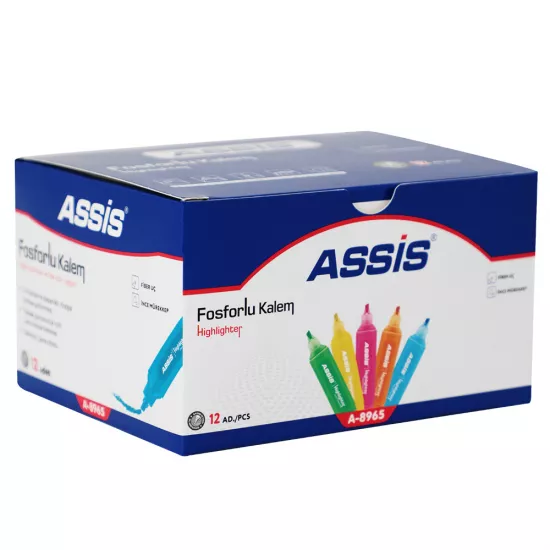 Textmarker A-8965 mavi 2.85qr