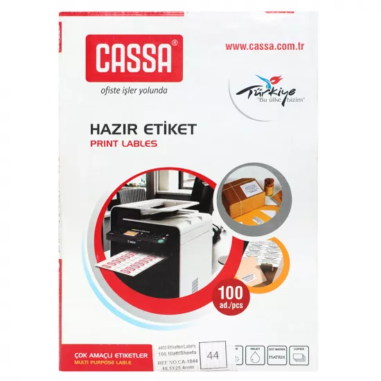 Label (48.5*25.4) CA-1044 44 ədədli