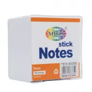 Qeyd kağızı 7676-500BS şüşə qabda yapışqanlı ağ